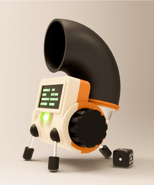 3D printed robot receiver listens and cracks any coded messages broadcast from the world