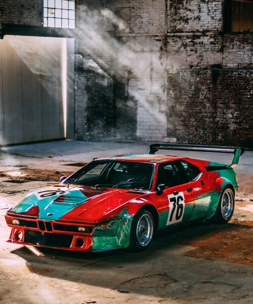 BMW’s art car world tour stops at art dubai with andy warhol’s vivid M1