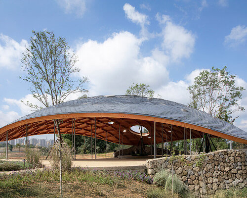 studio dali’s 'heilongtan dome music hall' brings a canopy of light and sound to rural china