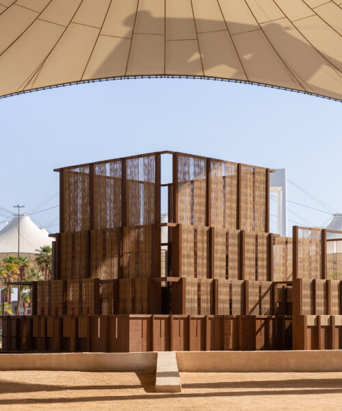 interview: nicolas fayad on weaving palm waste into a prayer space at islamic arts biennale