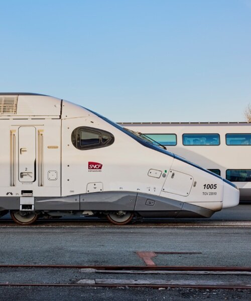 nendo & AREP draw on natural flow of rivers for france's next-generation TGV train design