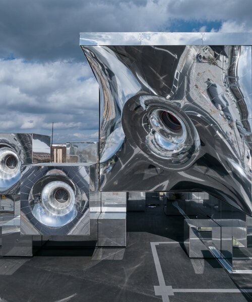NOIZ’s reflective, voxel-based pavilion blurs physical and digital at expo 2025 osaka