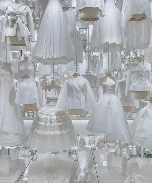 OMA / shohei shigematsu designs dior exhibition as architectural dreamscape in seoul