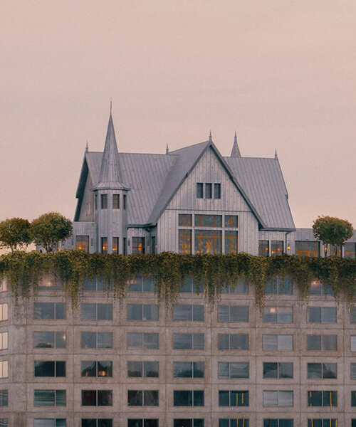 philippe starck tops maison heler hotel with surreal 19th-century house in metz, france