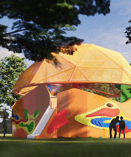 serpentine taps sir peter cook and LEGO for radical 'play pavilion' in london
