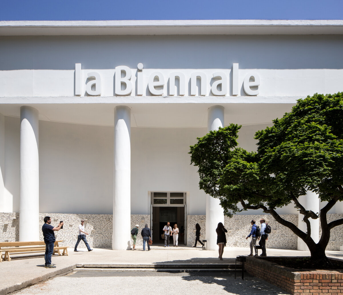 qatar opens permanent national pavilion at the venice biennale with yasmeen lari installation