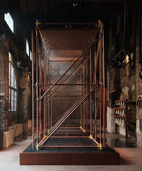 samuel ross on TRANSPOSITION, his 'vertical river' installation for the balvenie in milan