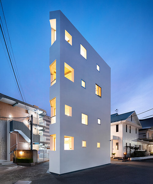 soeda and associates slices sharp geometry into sonata2 residence in kawasaki